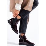 Dámské Kožené kotníkové boty v šedé barvě z koženky ve velikosti 38 ve slevě 