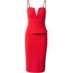 WAL G. Společenské šaty 'KATHY PEPLUM' červená
