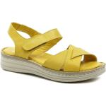 Wild 0228610B žluté dámské sandály na klínku EUR 37