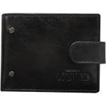 Wild Kožená černá menší pánská peněženka RFID v kr