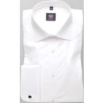 Pánské Slim fit košile v bílé barvě v elegantním stylu ve velikosti S s dlouhým rukávem 