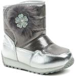 Dětské Zimní boty Wojtylko ve stříbrné barvě z kožešiny ve velikosti 29 na zimu 