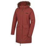 Dámské Zimní kabáty HUSKY Nepromokavé v tmavě červené barvě z kůže ve velikosti L ve slevě 