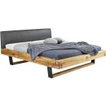 Dvoulůžkové postele Woody v industriálním stylu z dubu 