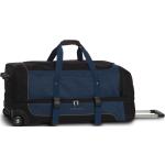 Textilní kufry v tmavě modré barvě sportovní z látky o objemu 89 l 