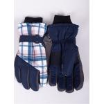 Pánské Lyžařské rukavice v šedé barvě ve velikosti 3 XL ve slevě na zimu 