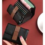 Dámské Kožené peněženky v šedé barvě z koženky 