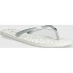 Dámské Designer Žabky Michael Kors ve stříbrné barvě z gumy ve velikosti 42,5 na léto 