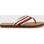 Pánské Kožené sandály Tommy Hilfiger v hnědé barvě z kůže ve velikosti 41 na léto 