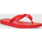 Pánské Plážové pantofle Tommy Hilfiger v červené barvě ve velikosti 45 na léto 