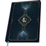 Zápisníky v modré barvě v elegantním stylu s motivem League of Legends 