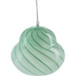 Závěsná svítidla  v zelené barvě v elegantním stylu ze skla kompatibilní s E27 