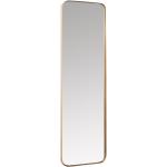  Zrcadla  ve zlaté barvě v minimalistickém stylu z kovu obdélníková  