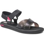 Dámské Vycházkové sandály Zaxy v černé barvě ve slevě na léto 