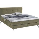 Dvoulůžkové postele v zelené barvě v elegantním stylu 