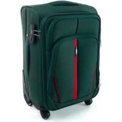 Zelený látkový cestovní kufr do letadla "Practical" - vel. M