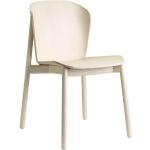 Jídelní židle v minimalistickém stylu ze dřeva stohovatelné 