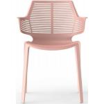 Designové židle v růžové barvě 