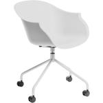 Židle kancelářská na kolečkách Roundy bílá