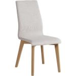 Jídelní židle v bílé barvě v elegantním stylu čalouněné 