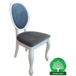Jídelní židle v bílé barvě čalouněné 