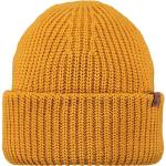 Pánské Zimní čepice Barts v okrově žluté barvě ve velikosti S 