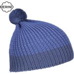 Zimní čepice ORTOVOX Heavy Knit Beanie petrol blue