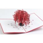 Živá Zeď 3D přání Červený strom