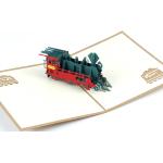 Živá Zeď 3D přání Malá lokomotiva