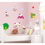 Živá Zeď Samolepka Hello Kitty na výletě