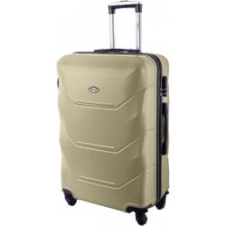 Zlatý luxusní lehký plastový kufr "Luxury" - vel. M, L, XL