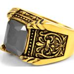 Zlatý prsten z oceli v řeckém stylu