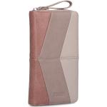 Kožené peněženky Zwei v růžové barvě v elegantním stylu z koženky 