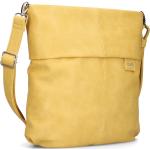 Kožené tašky přes rameno Zwei v žluté barvě z koženky s odnímatelným popruhem 