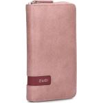 Kožené peněženky Zwei ve tmavě růžové barvě v elegantním stylu z koženky 