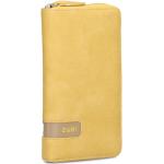 Kožené peněženky Zwei v žluté barvě v elegantním stylu z koženky 